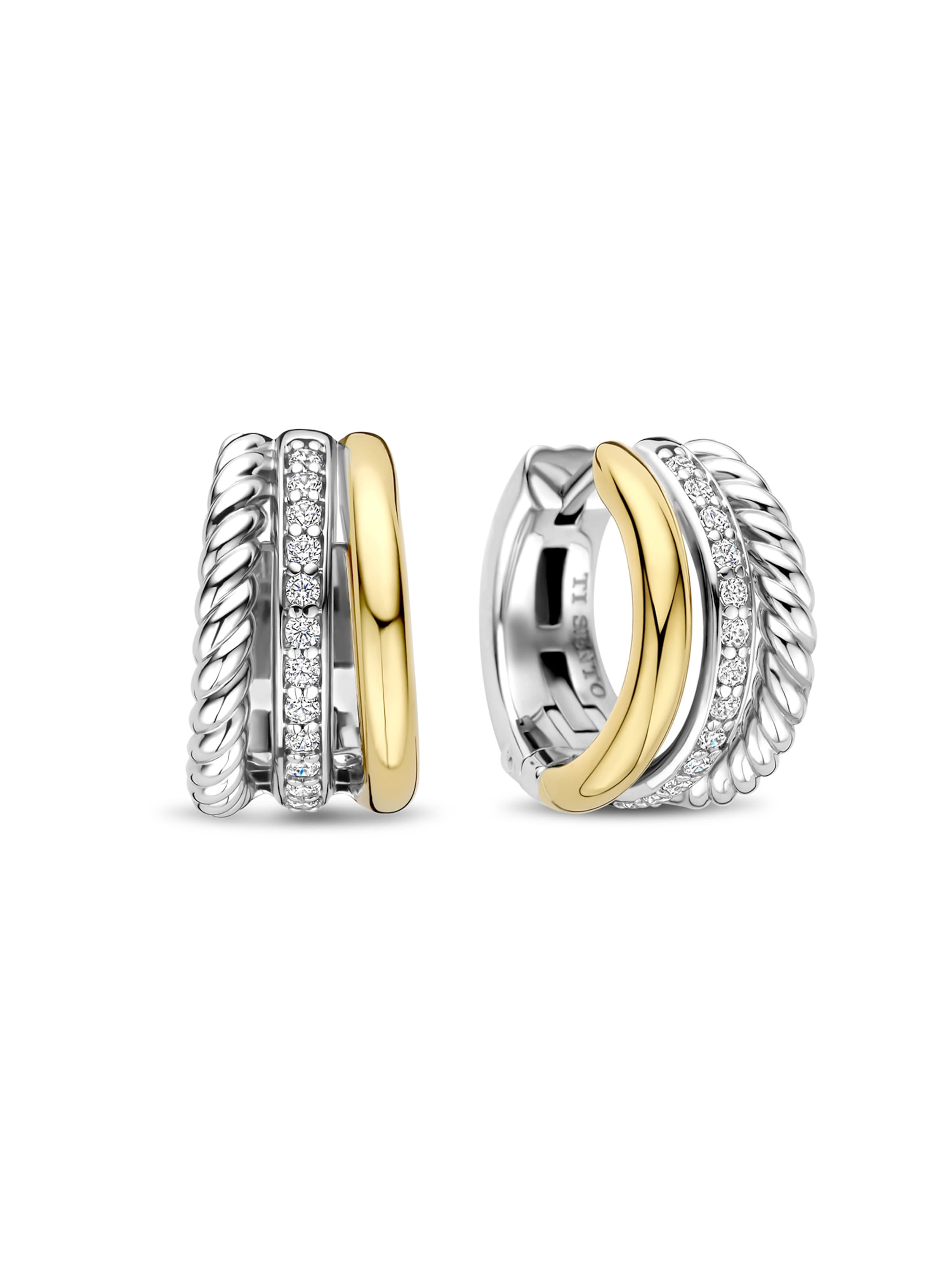 Ti Sento Milano Ohrringe in Silber: Vorderseite