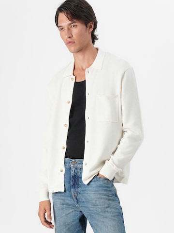 TOMMY HILFIGER Πλεκτή ζακέτα 'ESSENTIAL' σε μπεζ