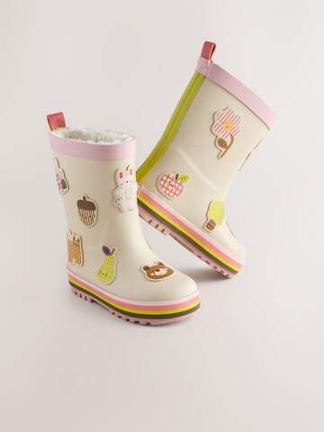 Bottes en caoutchouc Next en beige