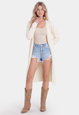 IZIA Knit cardigan in White