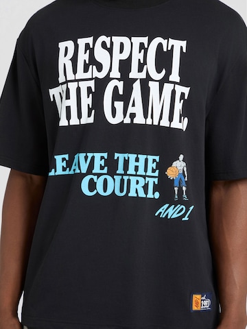 AND1 T-shirt 'Respect The Game' i svart