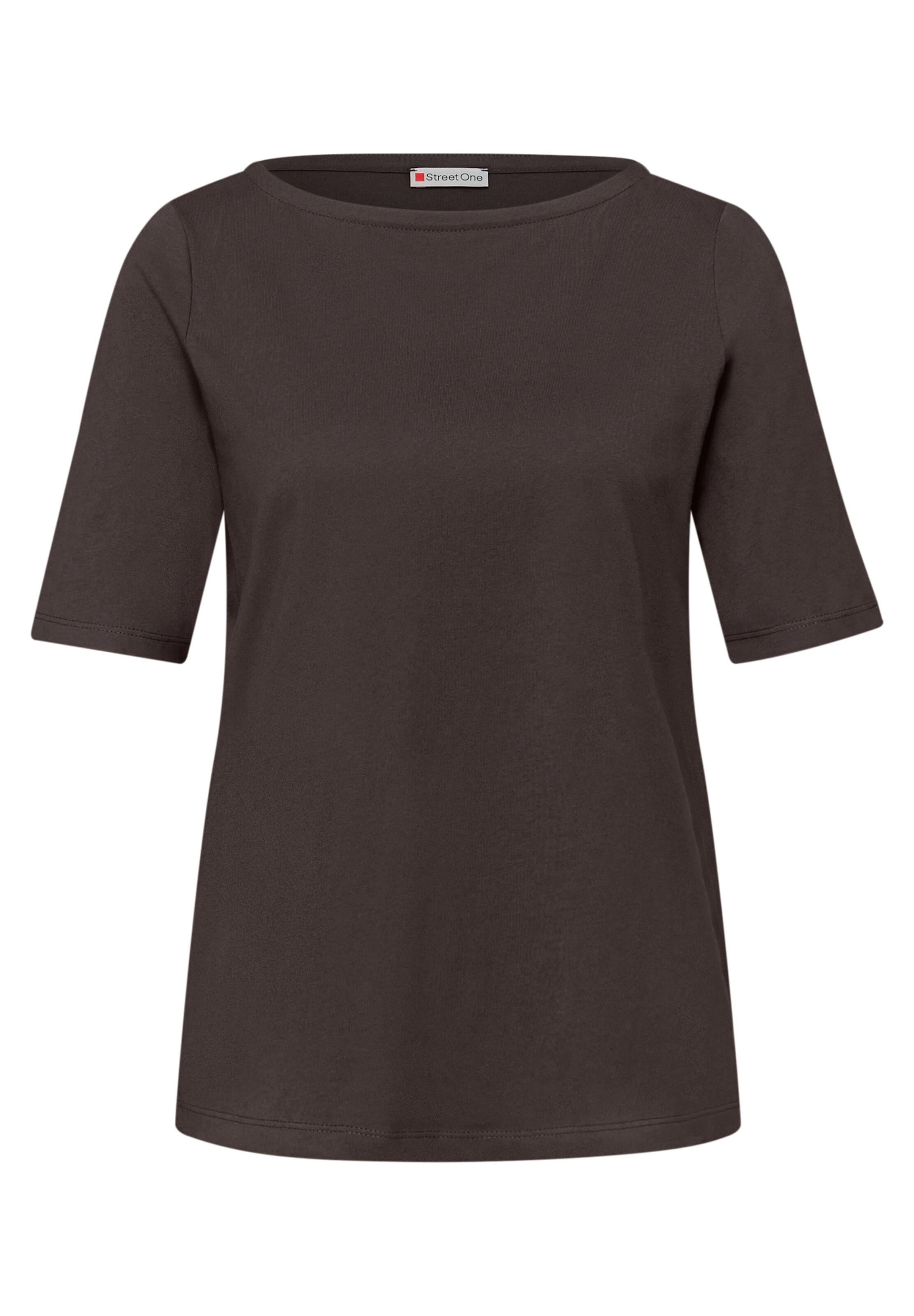 STREET ONE Shirt in Brown: front