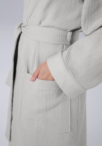 MY HOME Long Bathrobe in Grey