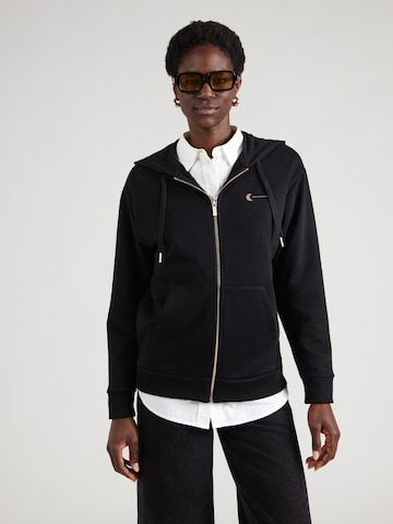 Veste de survêtement ARMANI EXCHANGE en noir : devant