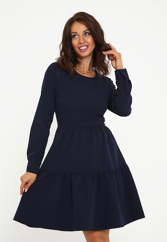 Awesome Apparel Dress in Blue: front