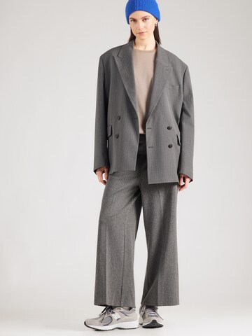 MORE & MORE - Pierna ancha Pantalón en gris