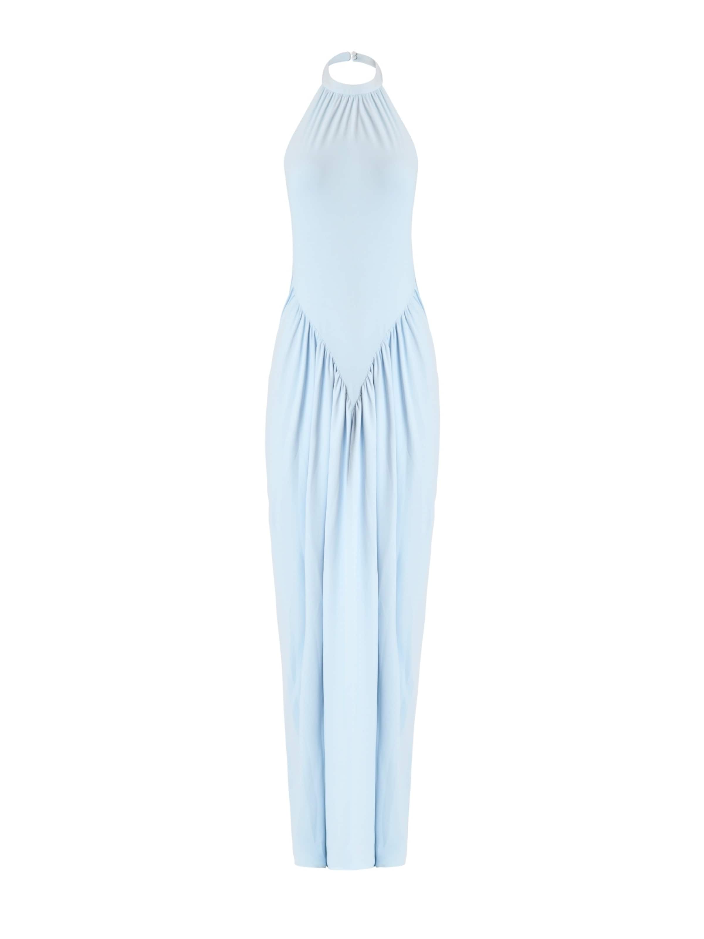OW Collection Kleid ' LYSA ' in Blau: Vorderseite