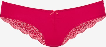 raudona LASCANA Moteriškos kelnaitės: priekis