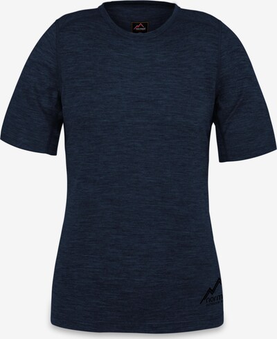 normani Functioneel shirt 'Cairns' in de kleur Navy / Zwart, Productweergave