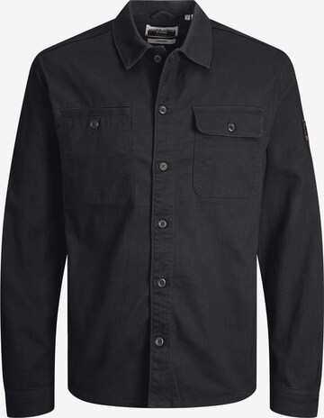 JACK & JONES Button Up Shirt 'Ben' in Black: front