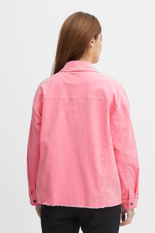 PULZ Jeans Between-Season Jacket in Pink