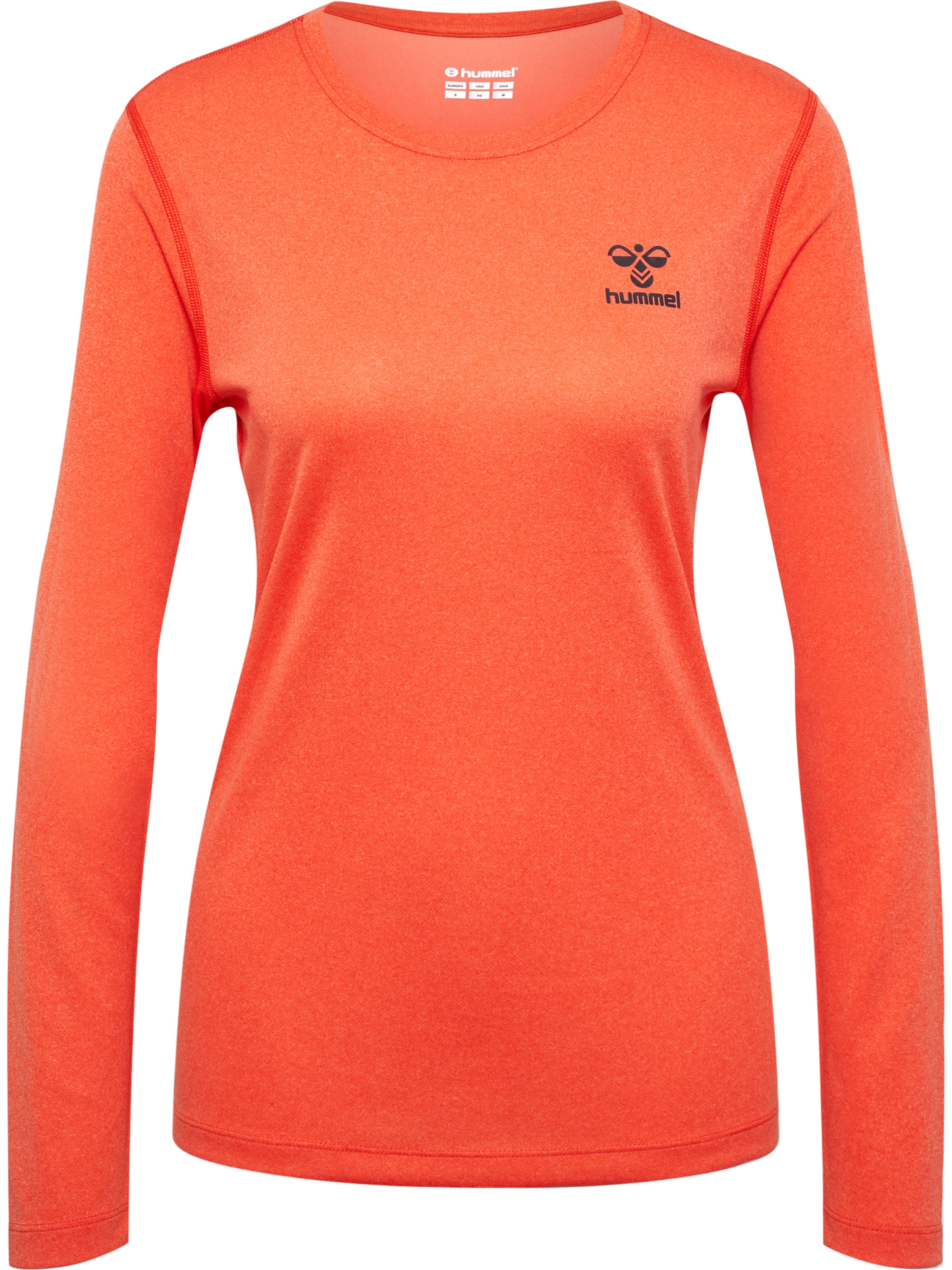 T-shirt fonctionnel 'SPRINT MEL' Hummel en orange : devant
