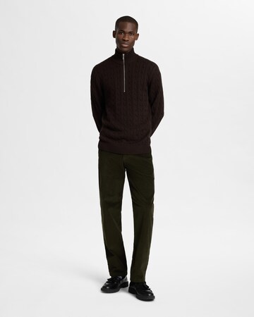 regular Pantaloni chino 'Miles' di SELECTED HOMME in verde