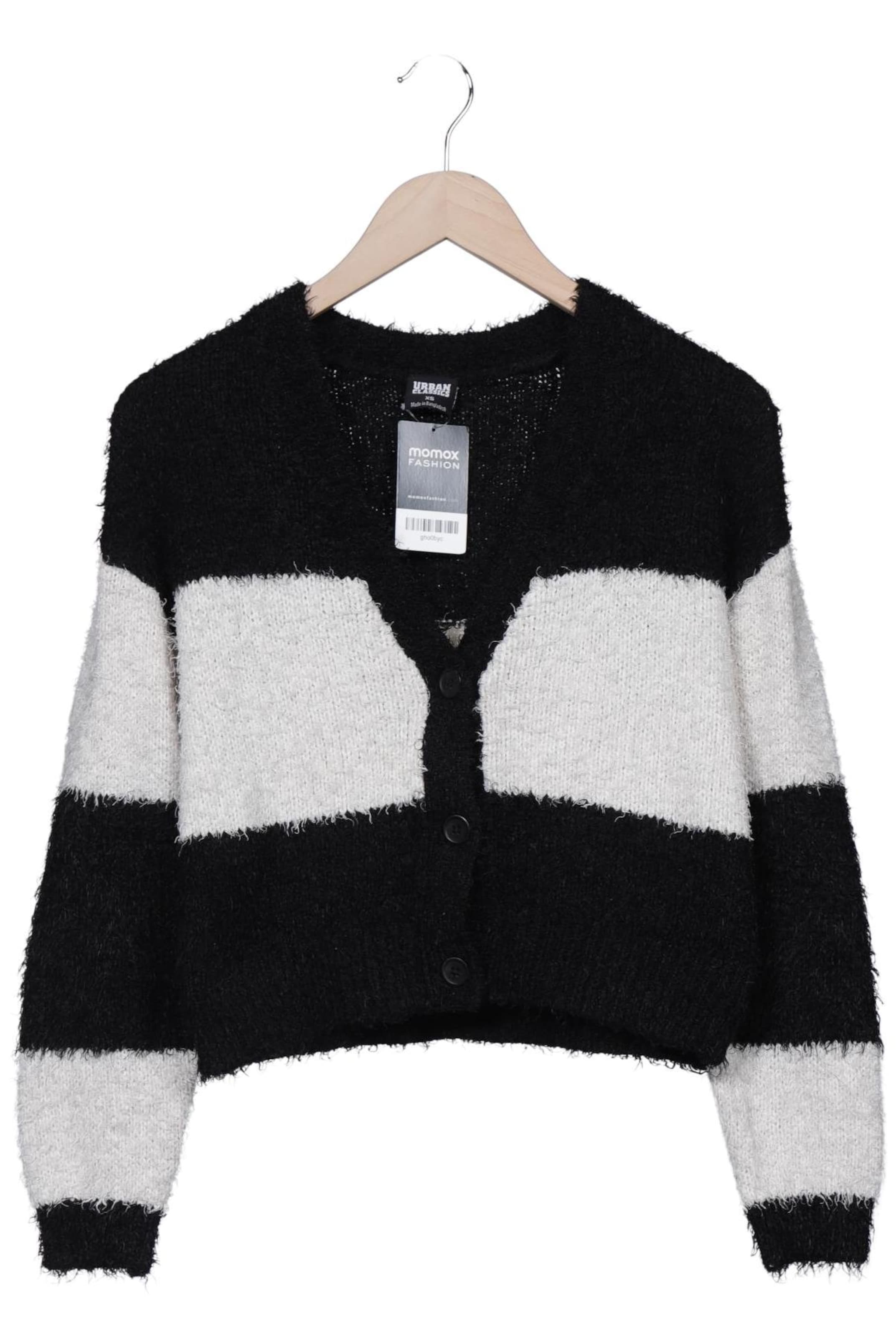 Urban Classics Strickjacke XS in Schwarz: Vorderseite