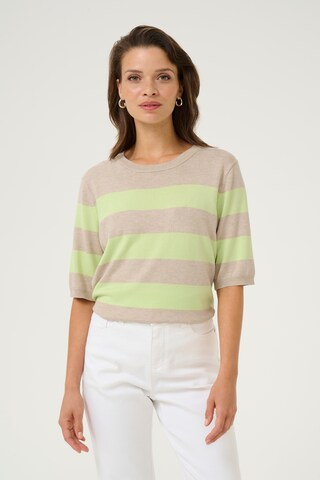 Pull-over 'Lizza' Kaffe en vert : devant