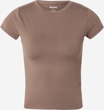 HOLLISTER Shirt in Bruin: voorkant