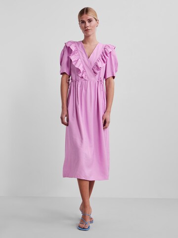 Y.A.S Shirt Dress 'Orima' in Pink: front