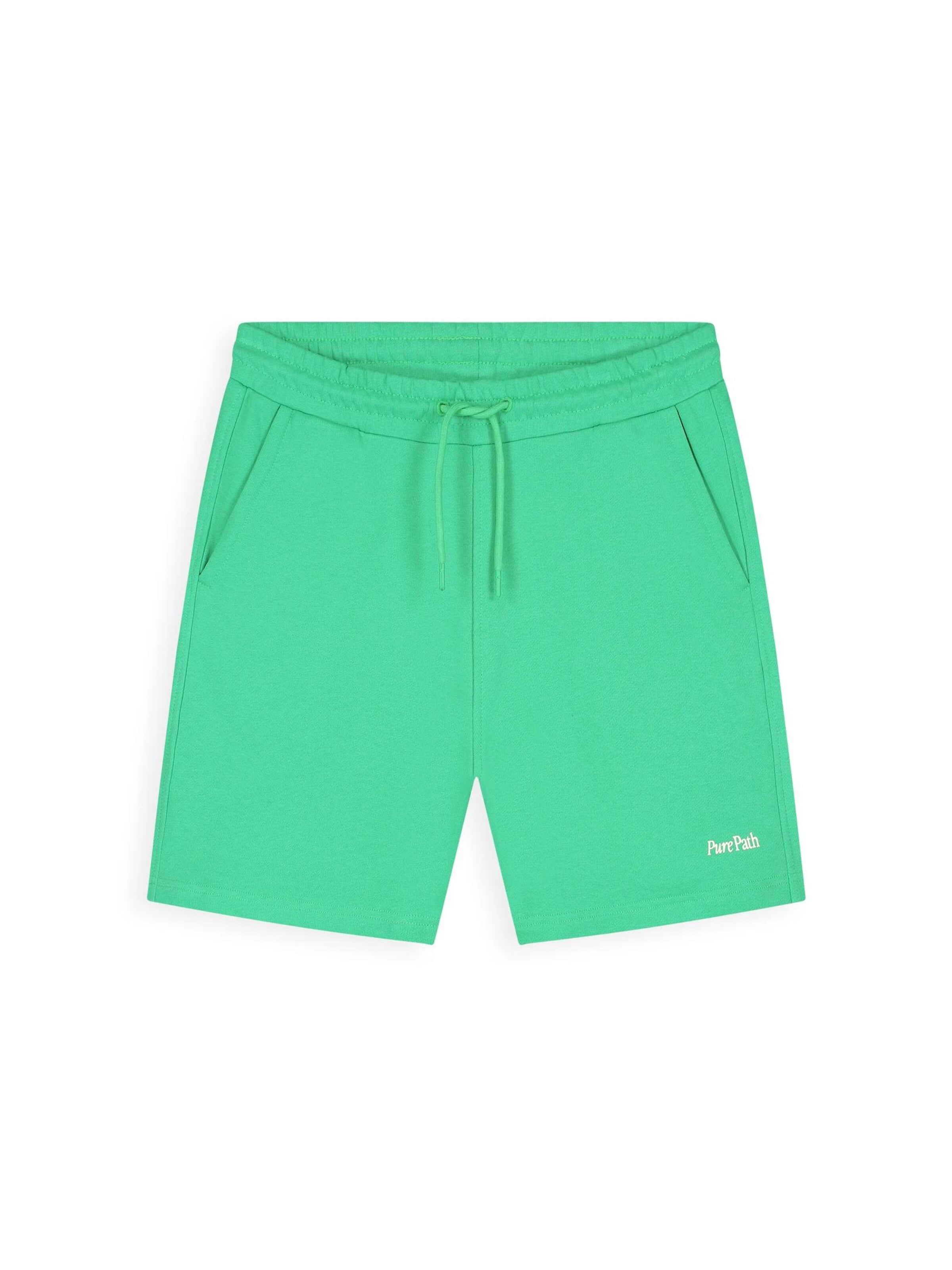 Pure Path Regular Broek in Groen: voorkant