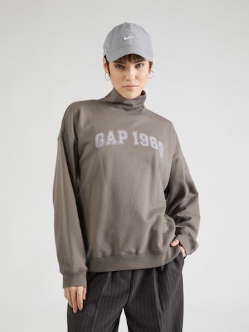 GAPSweater majica - smeđa boja: prednji dio