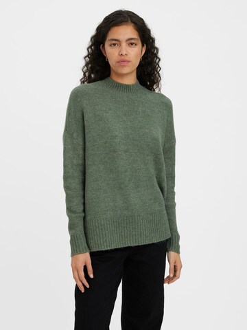 VERO MODA Pullover 'LEFILE' i grøn: forside