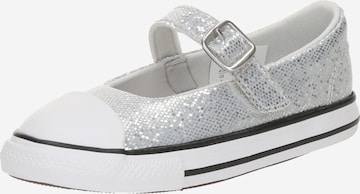 CONVERSE Ballerina 'CTAS' värissä hopea: etupuoli