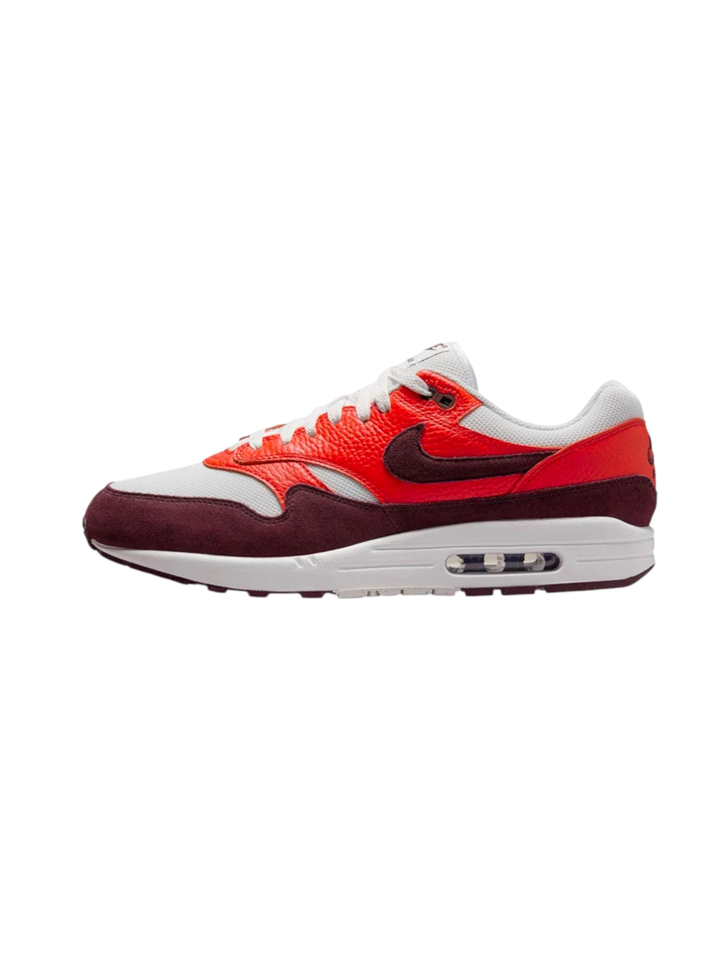 Sneaker bassa 'AIR MAX 1 ESS' in 42 Nike Sportswear di colore borgogna / bianco, Visualizzazione prodotti