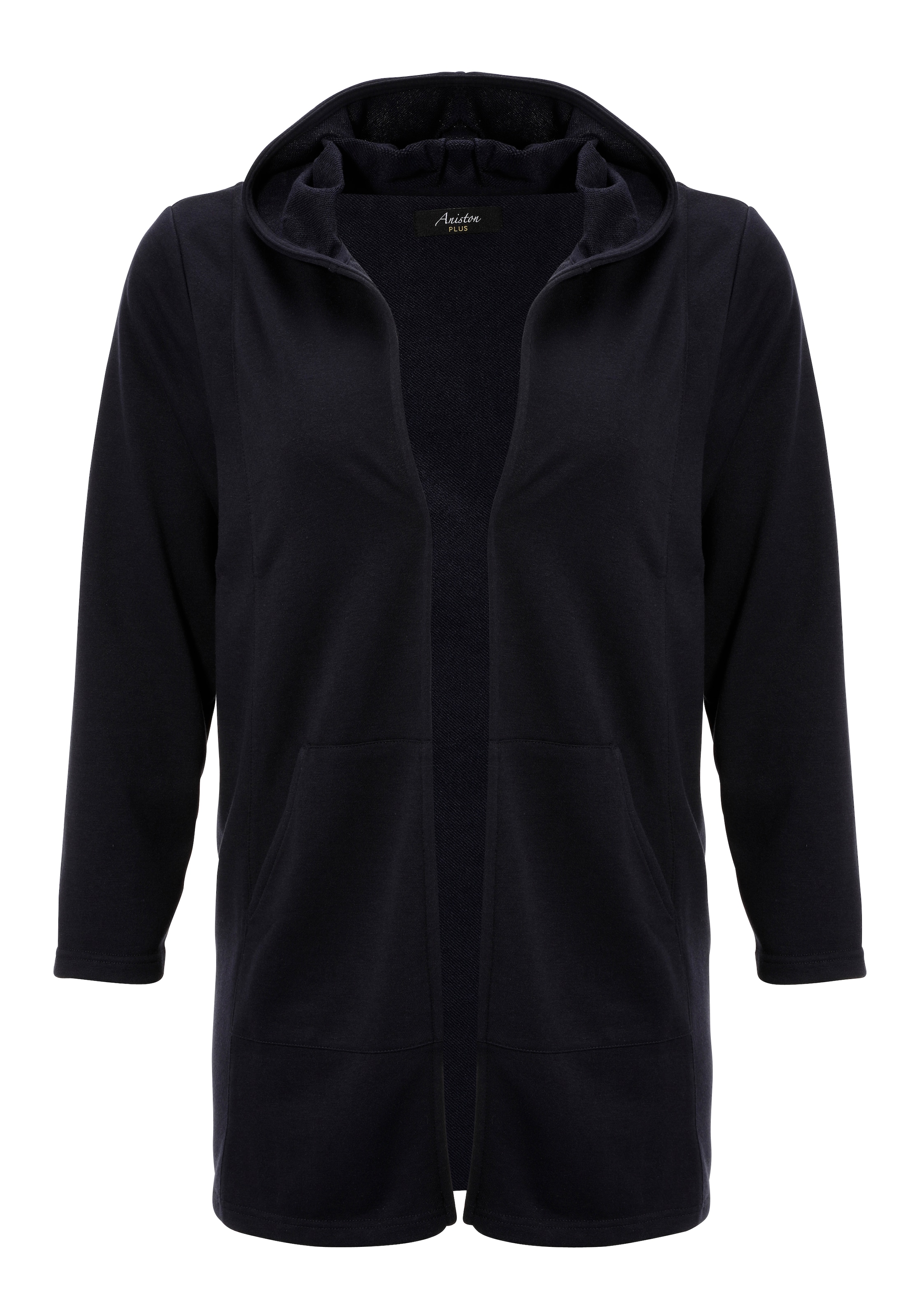 Aniston Saweatjacke in Schwarz: Vorderseite