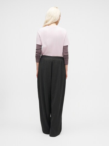 VERO MODA Широкий Штаны 'VMLUNA' в Серый