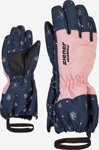 ZIENER Athletic Gloves 'LEVIO AS(R)' in Blue: front