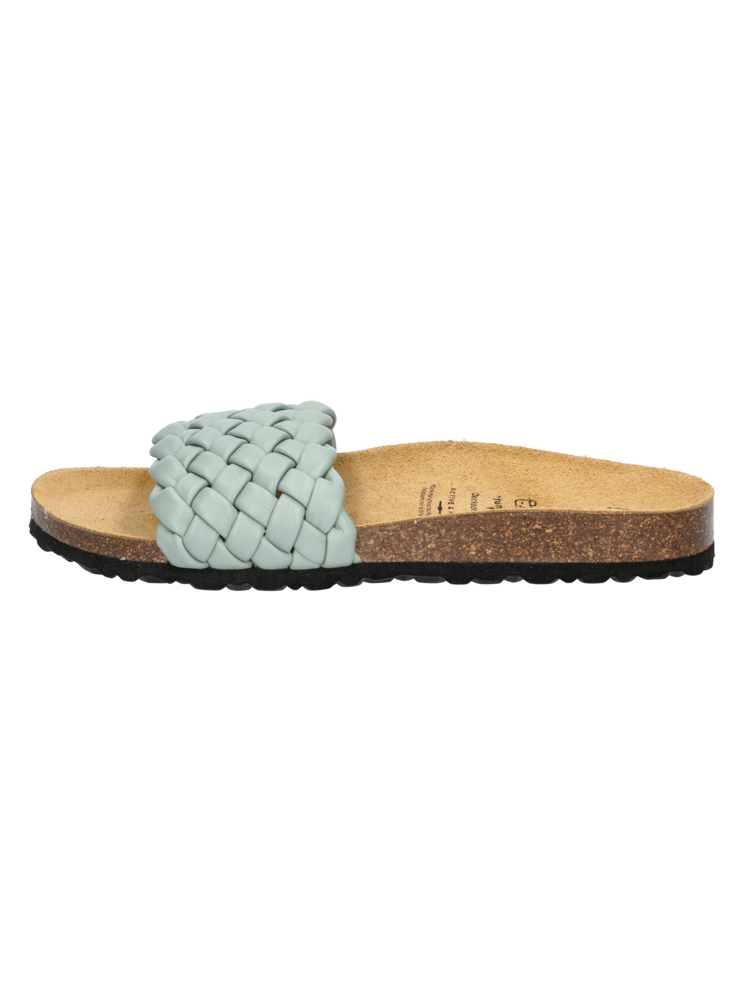LICO Pantolette 'Bioline Plait' in Blau
