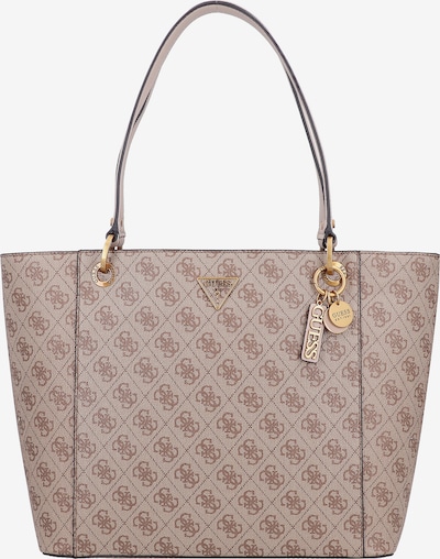 GUESS Shoppingväska 'Noelle' i cappuccino / mörkbrun, Produktvy