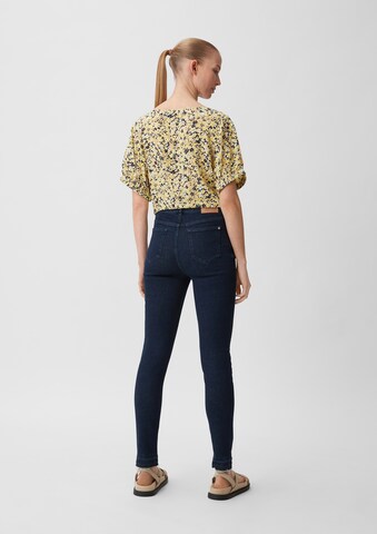 comma casual identity Skinny Jeans in Blau: Rückseite