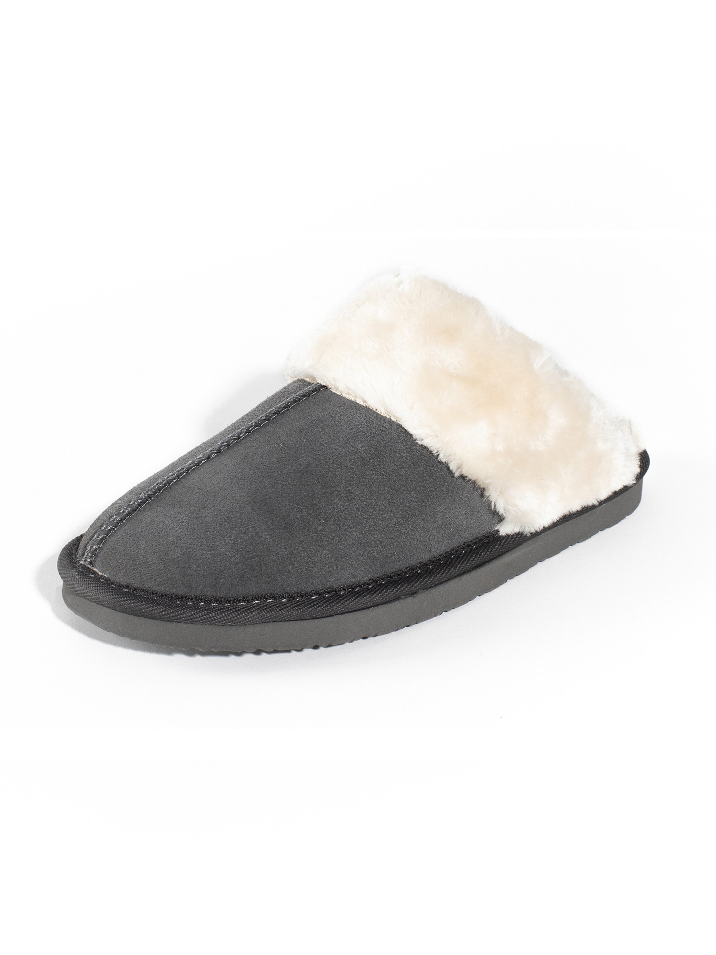 Pantoufle 'Chesney ' Minnetonka en gris : devant