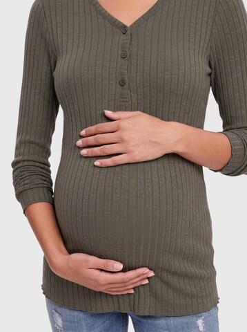 Only Maternity Shirt 'OLMLOLA' in Groen