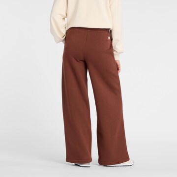 new balance Wide leg Broek 'Heritage' in Bruin