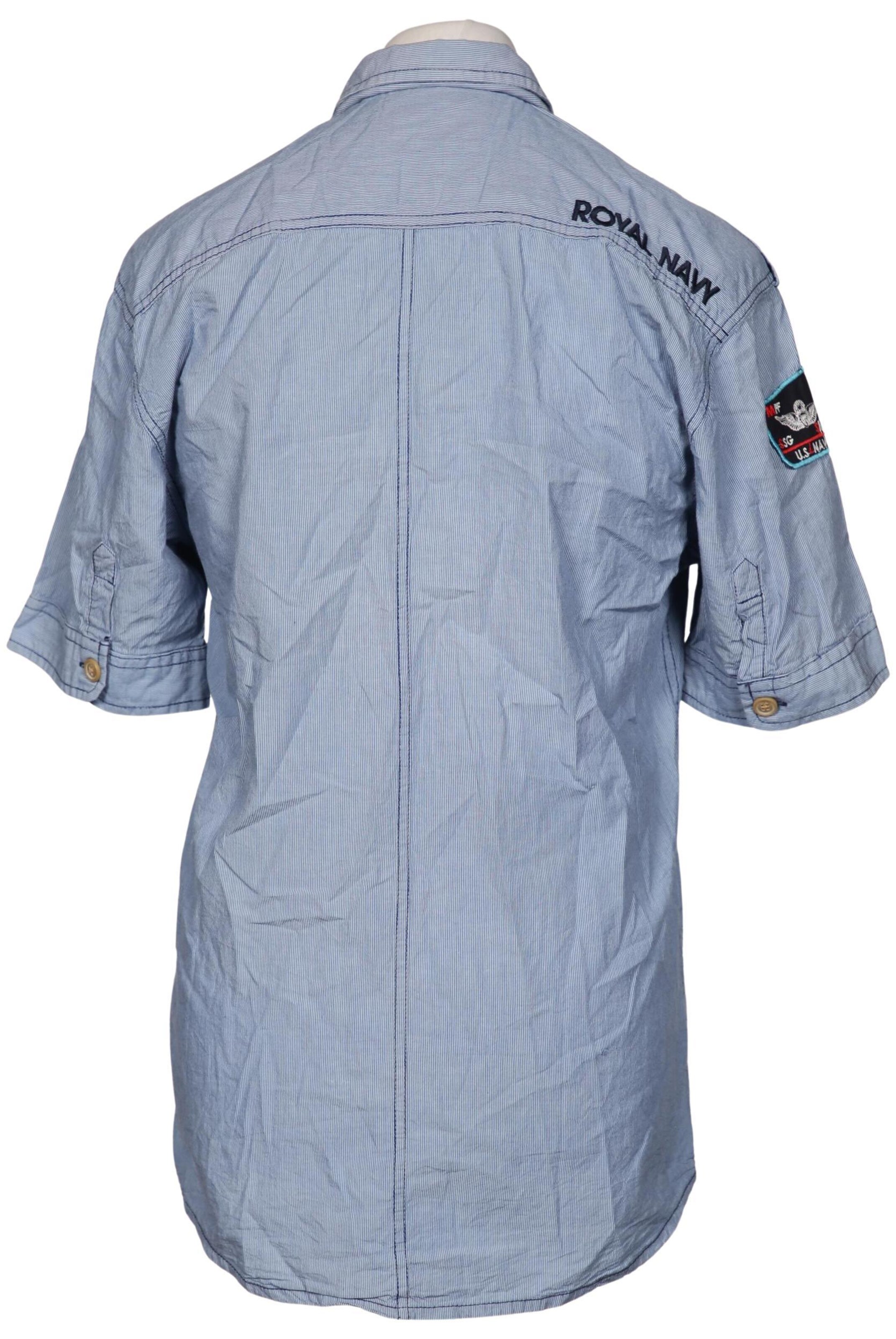 JACK & JONES Button Up Shirt in L in Blue