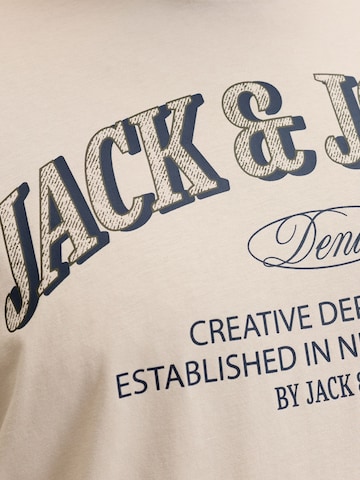 Maglietta 'JJEDENVER' di JACK & JONES in beige