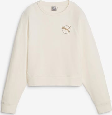 PUMA Athletic Sweatshirt 'BETTER SPORTSWEAR' in White: front