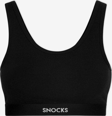 SNOCKS Bralette Bra in Black: front