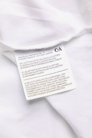 C&A Longsleeve-Shirt XS in Weiß