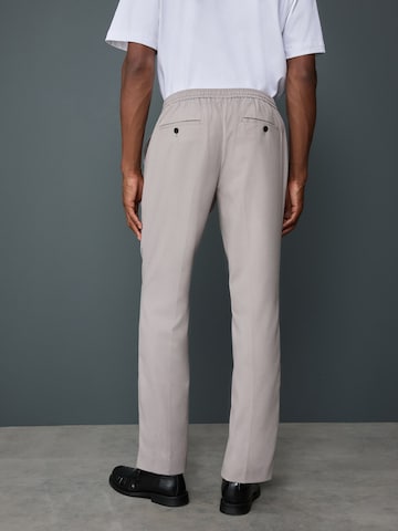 Next Slim fit Trousers with creases in Beige