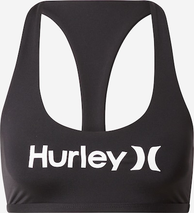 Hurley Sportsbikinioverdel i sort / hvid, Produktvisning