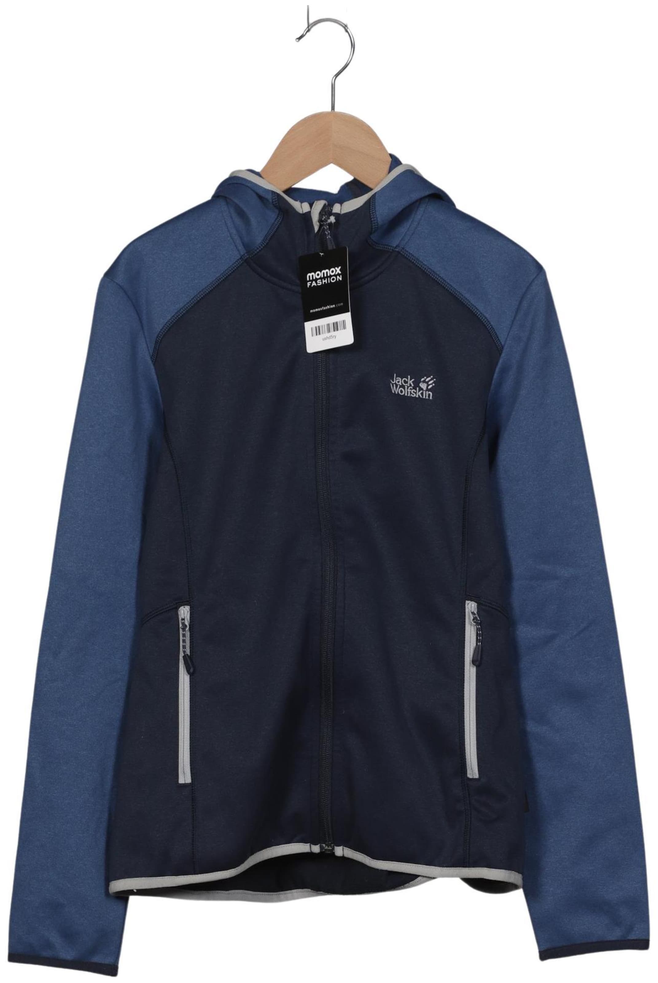 JACK WOLFSKIN Sweatshirt & Zip-Up Hoodie in S in Blue: front