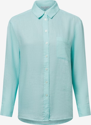 Marie Lund Leinenbluse ' ' in Blau: Vorderseite