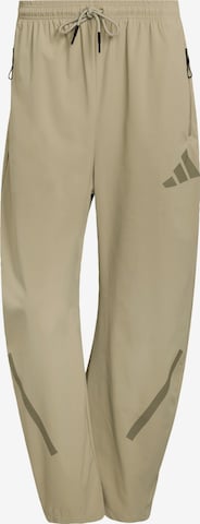 ADIDAS SPORTSWEAR - Loosefit Pantalón deportivo 'Z.N.E.' en marrón: frente