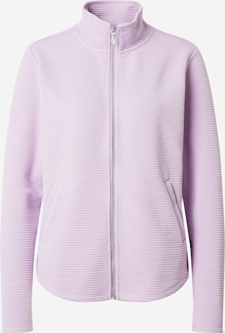 Veste de survêtement SKECHERS en violet : devant