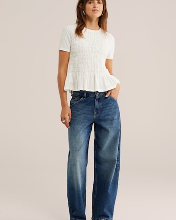 WE Fashion Regular Jeans in Blau