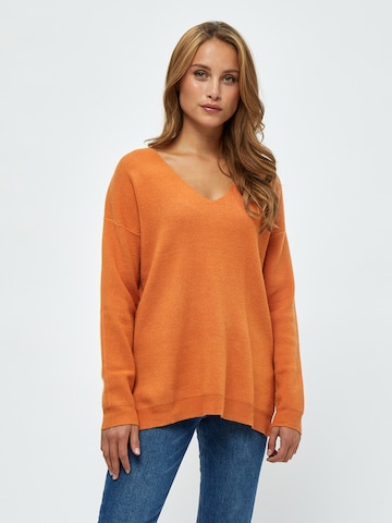 Pull-over oversize 'Rosalia' Peppercorn en orange : devant
