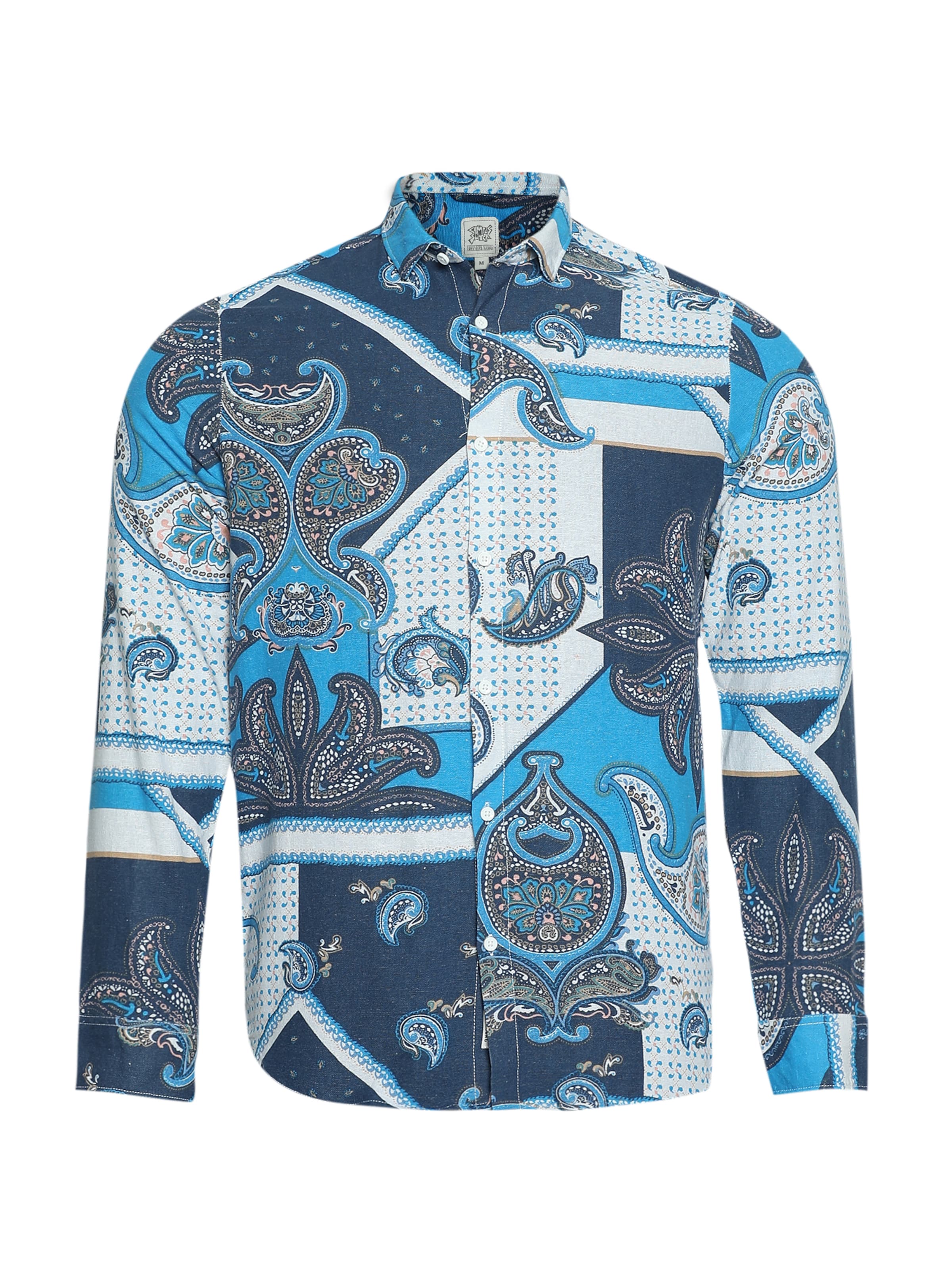 Campus Sutra Μπλουζάκι ' Tatum ' σε μπλε: μπροστά