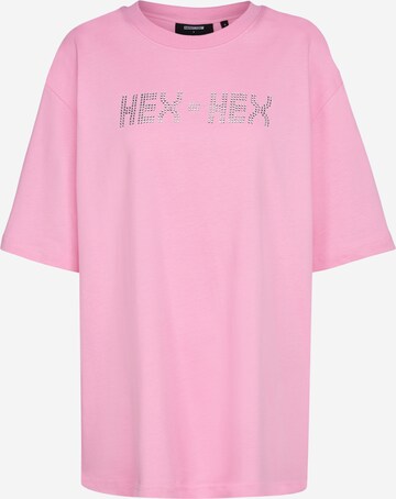 ABOUT YOU x StayKid Футболка 'Hex Hex Sparkle' в Ярко-розовый: спереди